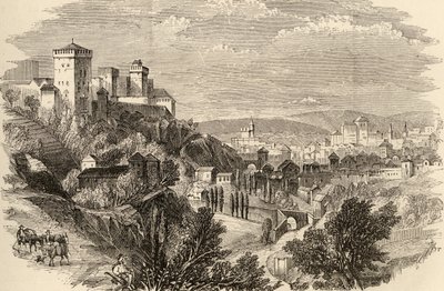 Granada en het Alhambra, illustratie uit 